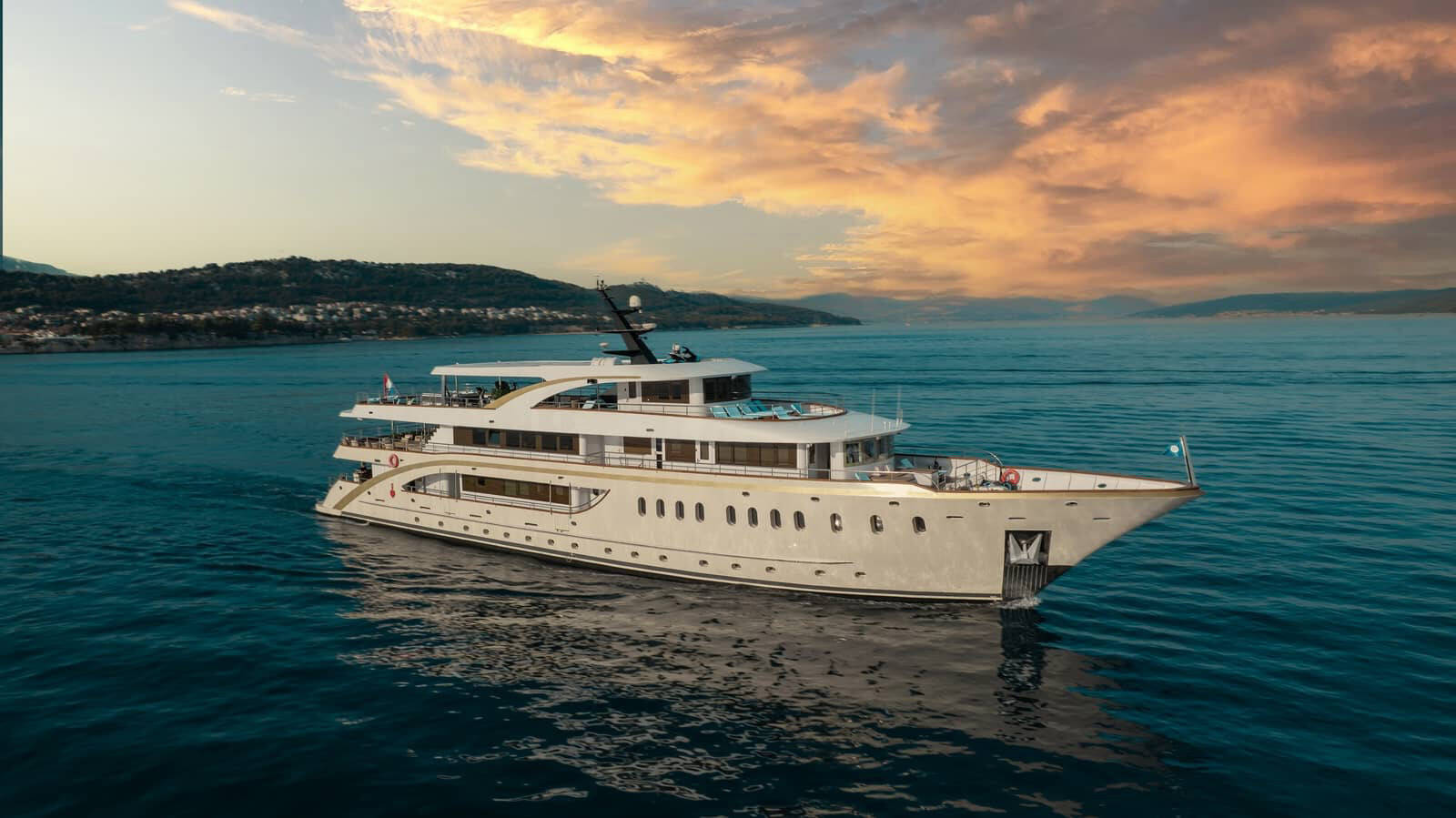Kleines Kreuzfahrtschiff Kroatien