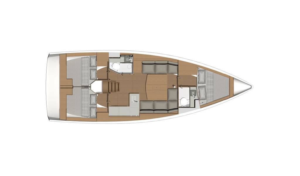 Dufour 390 GL Mercury
