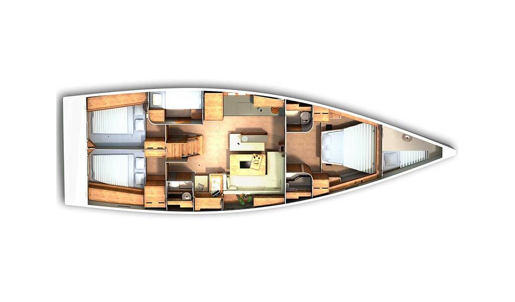 Hanse 505 Blue Bonnet af Lovnas - OW