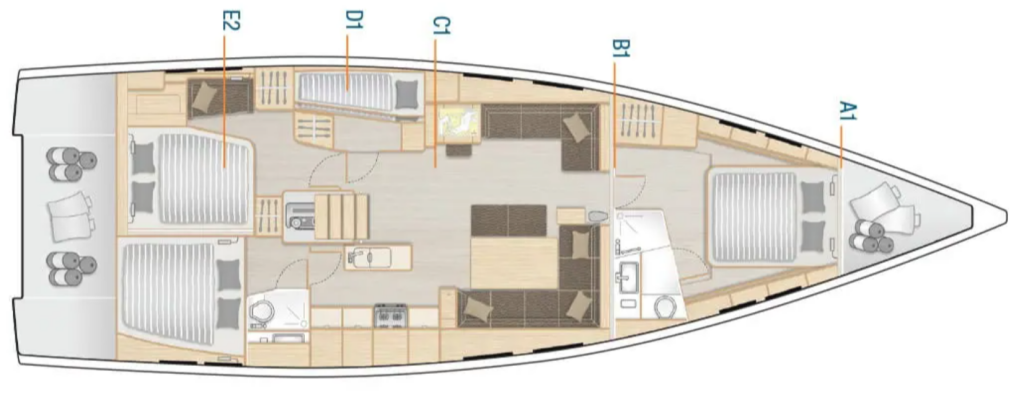Hanse 548 Janna