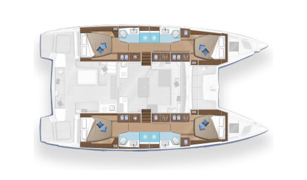Lagoon 50 Sail La Vie