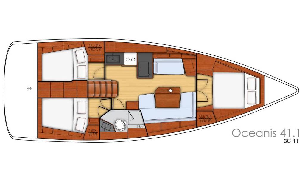 Oceanis 41.1 White Beauty