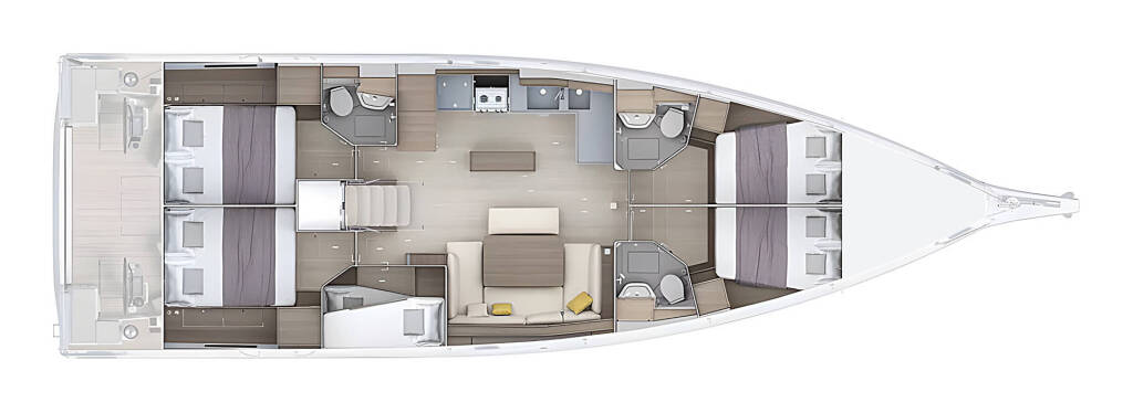 Oceanis 52 Orange