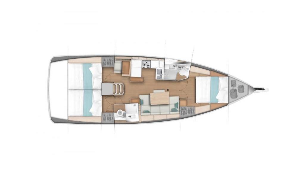 Sun Odyssey 440 Air Guitar