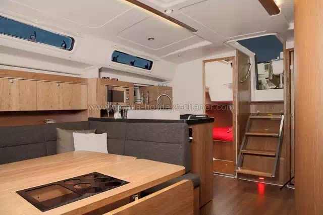 Hanse 415 Galley And Saloon
